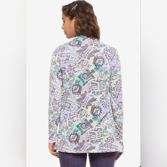 Harry Potter Marader's Map Open Front Cardigan Size Small NWT - Picture 12 of 13